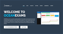Desktop Screenshot of oceanexams.com