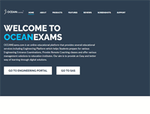 Tablet Screenshot of oceanexams.com